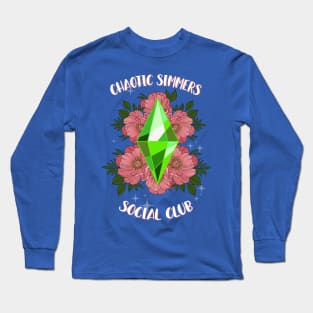 Chaotic Simmers Social Club Long Sleeve T-Shirt